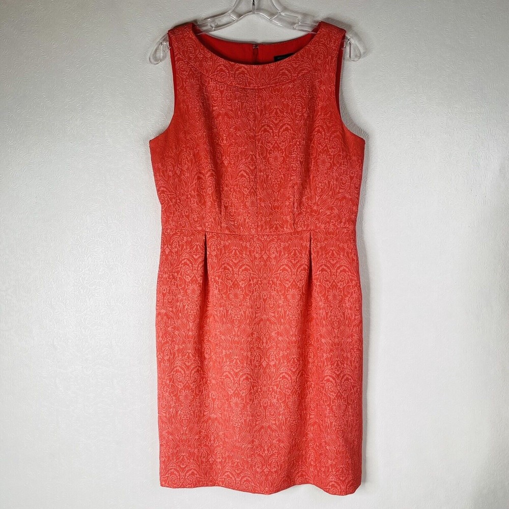 Ann Taylor Dress Sz 10 Pink A Line Sleeveless